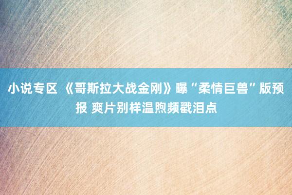 小说专区 《哥斯拉大战金刚》曝“柔情巨兽”版预报 爽片别样温煦频戳泪点