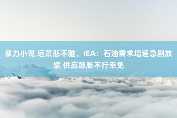 暴力小说 远景悲不雅，IEA：石油需求增速急剧放缓 供应鼓胀不行幸免