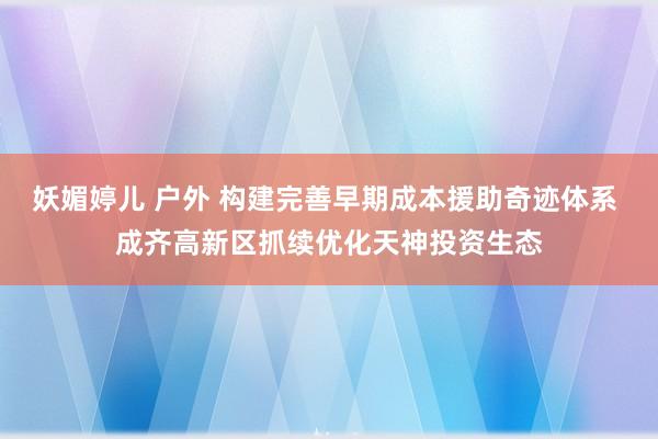 妖媚婷儿 户外 构建完善早期成本援助奇迹体系 成齐高新区抓续优化天神投资生态