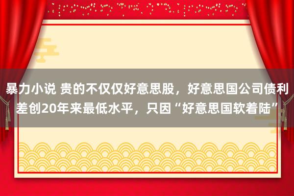 暴力小说 贵的不仅仅好意思股，好意思国公司债利差创20年来最低水平，只因“好意思国软着陆”