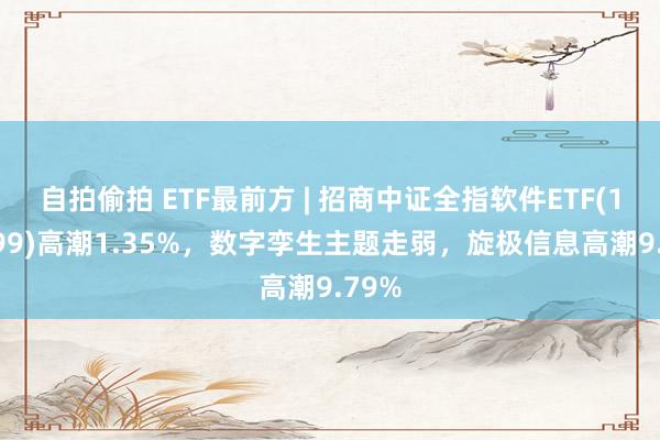 自拍偷拍 ETF最前方 | 招商中证全指软件ETF(159899)高潮1.35%，数字孪生主题走弱，旋极信息高潮9.79%