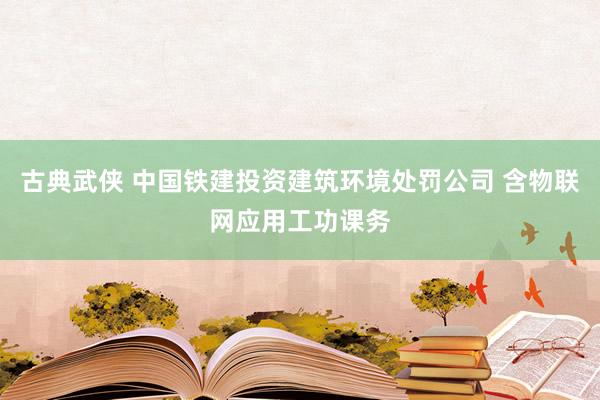 古典武侠 中国铁建投资建筑环境处罚公司 含物联网应用工功课务