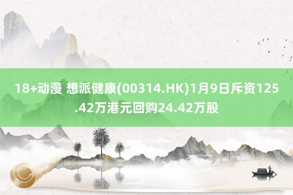 18+动漫 想派健康(00314.HK)1月9日斥资125.42万港元回购24.42万股